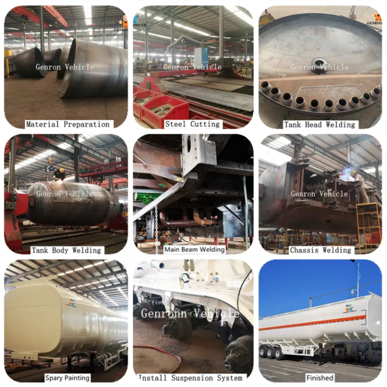 Genron Producción de cisternas en fábrica