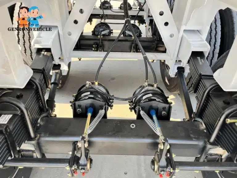 Conjunto de elevación hidráulica para Genron Remolque volquete extremo de 100 toneladas, incluidas mangueras y cilindros