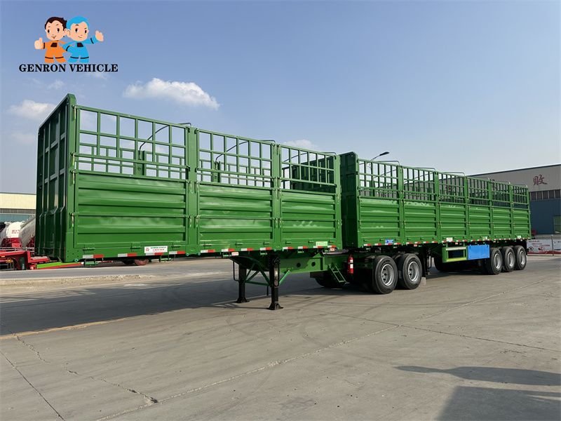 Двухсекционный полуприцеп Genron Superlink Fence увеличивает грузоподъемность