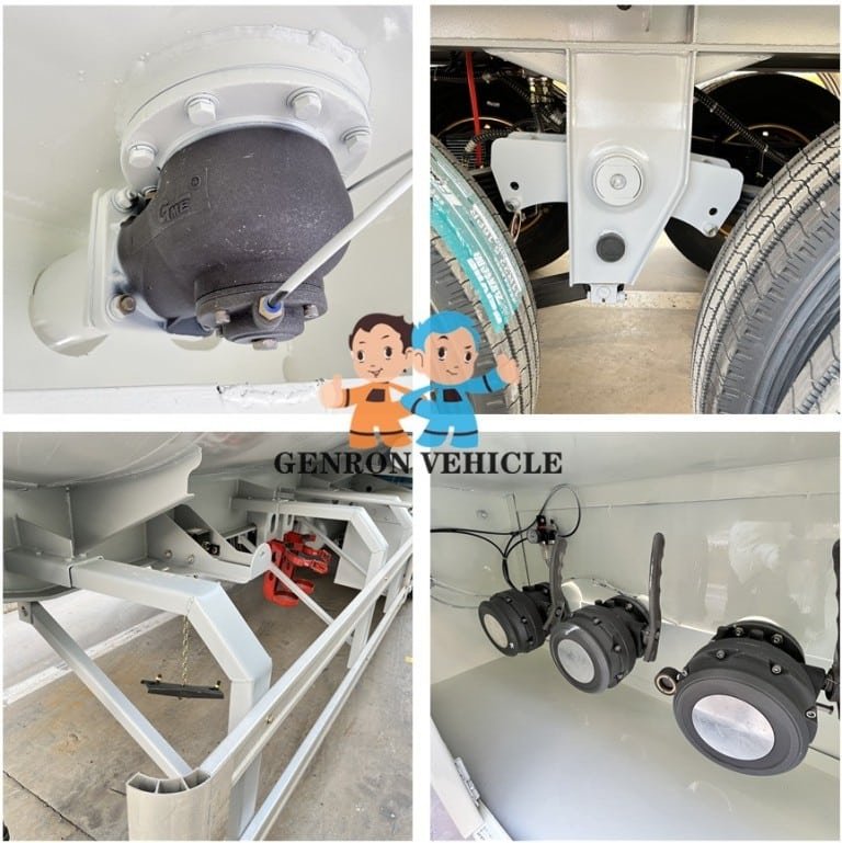 Донный клапан топливного бака, шасси и ограждение с тормозной системой