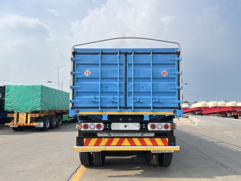 4 Axles Fence Semi Trailer (1)