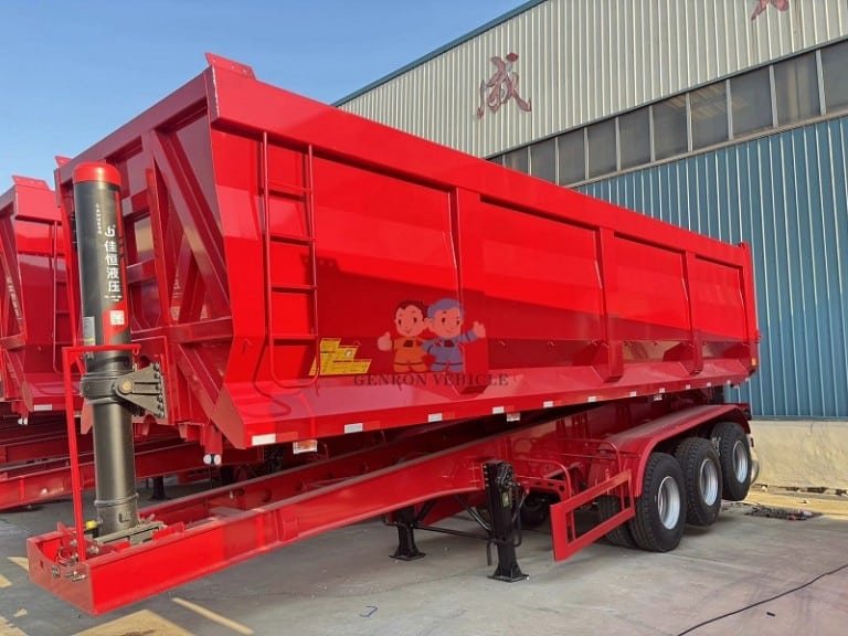 Reboques basculantes de 50 toneladas