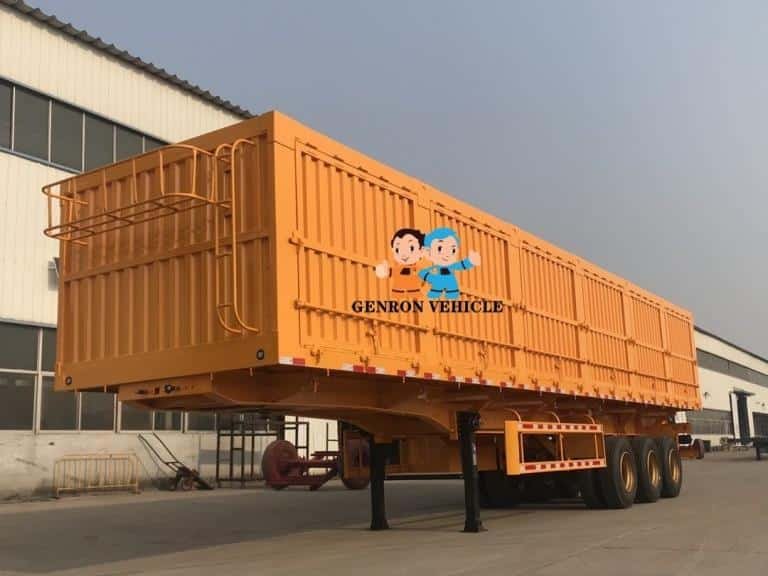 Какой размер у прицепа с боковой разгрузкой?