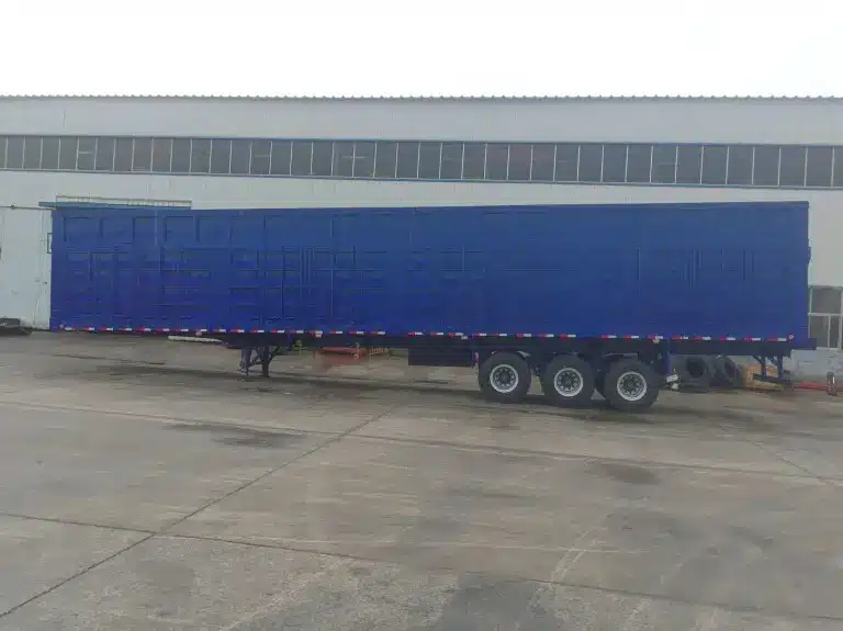 camión semirremolque caja