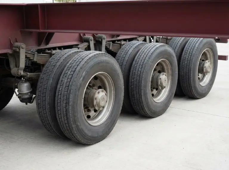 skeleton trailer 3 axle bogie